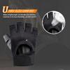 ANJMEICH Fitness Sports Gloves for Machinery Training, Yoga, Cycling, Outdoor Sports (Black, Large) view 3