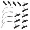 WHAMVOX 16pcs Shape Bike Brake Pads Set Brake Blocks for Road Mountain Lightweight Portable Superior Resilience Sensitivity Convenient for view 1