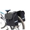 WHAMVOX Mountain Bike Bag Pannier Bike Rear Seat Pannier Pack Reflective Stripes Large Compartment Fabric view 3