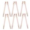 GANAZONO Aluminum Shafts Replacement Thread Shafts for 12 Pack 48mm Length Silver for Lovers view 1