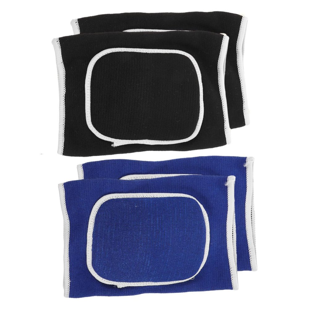 GANAZONO 2pairs Thickened Knee Pads for Sports Breathable for Basketball Football Yoga Running More Comfortable Non- Design