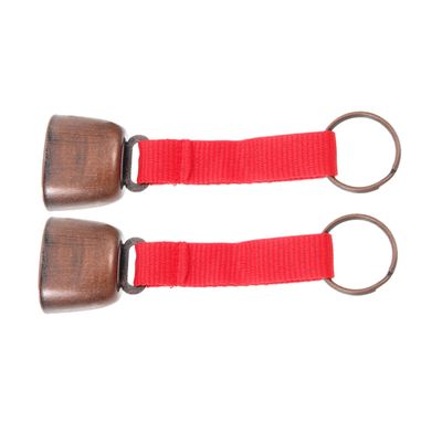 GANAZONO 2pcs Bear Bell Pendant Durable Camping Bell with Strap for Outdoor Adventures Hiking and Pet Safety Anti-Lost Bear Warning Decor