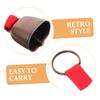 GANAZONO 2pcs Bear Bell Pendant Durable Camping Bell with Strap for Outdoor Adventures Hiking and Pet Safety Anti-Lost Bear Warning Decor view 3