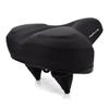 UNISTRENGH Oversized Bike Seat Wide Comfort Bike Saddle Cushion for Women & Men, Large Bike Seat Universal for Road Bike, Spin Bike and Cruiser Bicycle (Black(with Silica Gel)) view 1