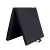 5cm Thick Folding Gymnastics Exercise Mat,Oxford Cloth Foldable Yoga Mat,Tumbling Mats Wrestling Mat,Two Fold Folding Exercise Mat with Carrying Handles (Color : Black, Size : 200x100x5cm) view 1