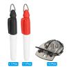 PATIKIL Golf Ball Markers, 2Pcs Golf Ball Line Drawing Marking Stencils Alignment Tool with 2 Colors Marker Pens, Black view 3