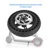 Pilipane Scooter Wheel Hub Tyre, Solid Tire with hub and Brake Disc, 8 5in Rear Wheel Tire Disc Brake Tyre for M365/1S/Electric Scooter, 110mm Solid Tire Replacement view 4