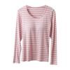 Womens Modal T Shirt with Built-in Bra Padded Top Active Tee Shirts Short Sleeves Shelf Bra Comfy Athletic Shirts view 1