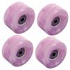 GANAZONO 4pcs Skate Wheels Replacement for Roller Skates Pu Mixed Wheels Hardness for Boys and Girls Adults view 1