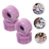 GANAZONO 4pcs Skate Wheels Replacement for Roller Skates Pu Mixed Wheels Hardness for Boys and Girls Adults view 4