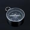 LOCADENCE Pocket Compass, 360 Degree Rotating Bezel Silver Portable Compass, Survival Gear Compass for Hiking, Camping, Hunting, Climbing view 2