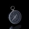 LOCADENCE Pocket Compass, 360 Degree Rotating Bezel Silver Portable Compass, Survival Gear Compass for Hiking, Camping, Hunting, Climbing view 3