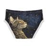 ALAZA Lovely Cat Kitten Starry Star Boys' Briefs Soft Underwear Available in Sizes 5t Multicolor view 2