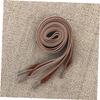WOFASHPURET 2pairs Wide Flat Brown Grey Each for Sneakers Boots Casual Shoes Stylish Shoe Accessories to Personalize Your Footwear view 4