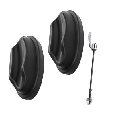 WHAMVOX Stationary Bike Accessories Bike Riser Plastic Wheel Mat Quick Release Lever