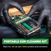 Clenzoil Pistol Basics Single-Caliber Cleaning Kit - All-in-One Gun Cleaning Kit - Gun Maintenance & Firearm Care - with Bore Brushes, Gun Oil & More - for 40 Caliber & 10 mm Pistols view 2