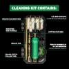 Clenzoil Pistol Basics Single-Caliber Cleaning Kit - All-in-One Gun Cleaning Kit - Gun Maintenance & Firearm Care - with Bore Brushes, Gun Oil & More - for 40 Caliber & 10 mm Pistols view 3