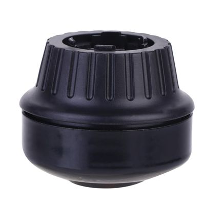 WHAMVOX 1pcs Invisible Bell Mountain Bike Bell Stylish Rotating Bike Horn for Handlebars Black Design for City Mountain and Folding Sound Alert for Safe Riding