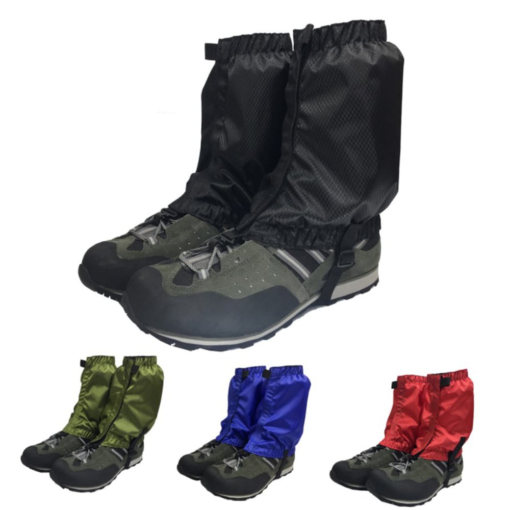 GANAZONO Adjustable Ankle Walking Gaiters for Hiking Breathable Snow Gaiters for Men Elastic Cord for Outdoor Hiking Hunting