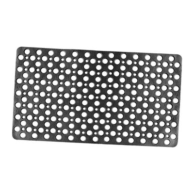 BESPORTBLE Bathroom Door Mat Anti-Slip Shower Bath Mat Circle Holes Black Foot Pad Bathroom Accessories