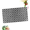 BESPORTBLE Bathroom Door Mat Anti-Slip Shower Bath Mat Circle Holes Black Foot Pad Bathroom Accessories view 4