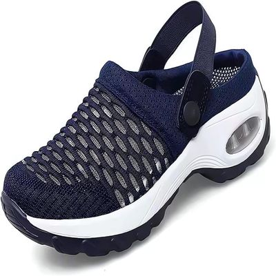 Losjccie 2024 New Air Cushion Orthopedic Slip on Shoes Air Cushion Slip-on Diabetic Walking Shoes for Women Wide Width (Blue, Adult, Women, 8, Numeric Range, US Footwear Size System, 8.5, Wide)