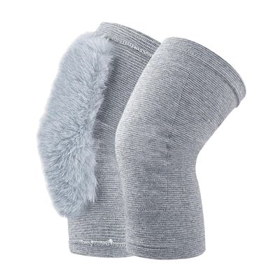 WOFASHPURET 1 Pair Knee Pads to Keep Warm Running Supplies Thermal Knee Pads Warm Knee Wraps for Women Winter Knee Pads Knee Brace Knee Warmer Sleeve Women's Comfortable Knee Sleeve, Grey
