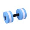 POPETPOP 1pc Aquatic Exercise Dumbbells for Water Aerobics Eva Floating Hand Barbell for Pool Workouts for Resistance Training and Fitness Activities Purple view 1