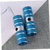 GANAZONO Cylinder Bike Pegs Blue Aluminum Alloy Footpegs for Mountain Biking Durable 1 Pair Easy Installation for Riding view 3