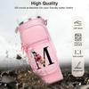 LOKASS Water Bottle Holder with Strap for Stanley Cup 30 oz Tumbler, Personalized Initial Stanley Cup Accessories 30oz, Stanley Cup Carrier Bag for Walking, Valentines Day Gifts for Women, Men, Girls view 2