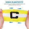 POPETPOP 2pcs Basketball Soccer Balls Armband Elasticity Sleeve Captain Armband Youth Long Sleeve Fan Supplies Outdoor Accessories Yellow Armband Football Sports Adjustable, 30.00X9.00X0.20CM view 4