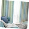Alipis Double Layer Shading Curtain Heat Insulation Star Gradual Change Design -Sided Mesh Drapes for Living Room and Bedroom Privacy view 4