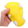 GANAZONO Protective Gear for Boys and Girls 6pcs Elbow Pads Wrist Guards Kneepads Cycle Skateboard Safety Gear Neon Yellow view 3