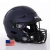 Riddell SpeedFlex Adult Helmet w/Black SF-2BD Facemask + US Flag Decal (Matte Navy, Small) - Green Gridiron view 1