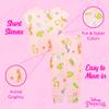 Disney girls 2-piece Snug-fit Cotton Holiday Pajama Set, Soft & Cute for Kids, FUN TOGETHER, 5T view 4