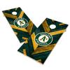 Oakland Pro Corn Hole Boards, 2x4 Regulation Corn Hole Board Set, Officially Licensed Cornhole Boards, Comes with (2) Boards, (8) Bags, (1) Carry Case & LED Hole Lights view 1