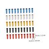 WOONEKY 100pcs Bike Cable End Caps Durable Brake Tool Convenient Replacement for Bicycle Brake and Shift Cables Tails Caps for Safe Riding Accessories view 4