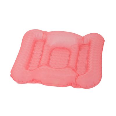 Milisten 1pc Inflatable Bathtub Cushion Water Injection Ergonomic Home Seat Cushion Suction Comfortable Bath Pad for Relaxation Pink