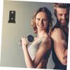GOOHOCHY Pole Rack Gym Barbell Rod Hanger Dumbbell Rod Rack Sturdy Steel Storage Wall Mount Fitness Accessory view 3