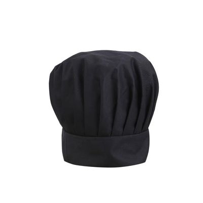 CAC China APHT-2BK Chef's Pride Floppy Toque Hat 13" H Black