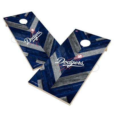 Los Angeles #2 Pro Corn Hole Boards, 2x4 Regulation Corn Hole Board Set, Officially Licensed Cornhole Boards, Comes with (2) Boards, (8) Bags & LED Hole Lights
