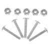 Milisten 12pcs Table Football Screws Soccer Balls Gaming Desk Gaming Table Hardware Football Machine Screws Fixing Screws Foosball Table Supply Nut Replace Galvanized Iron, 2.70X0.90X0.30CM, Silver view 1
