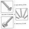 Milisten 12pcs Table Football Screws Soccer Balls Gaming Desk Gaming Table Hardware Football Machine Screws Fixing Screws Foosball Table Supply Nut Replace Galvanized Iron, 2.70X0.90X0.30CM, Silver view 2