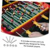 Milisten 12pcs Table Football Screws Soccer Balls Gaming Desk Gaming Table Hardware Football Machine Screws Fixing Screws Foosball Table Supply Nut Replace Galvanized Iron, 2.70X0.90X0.30CM, Silver view 4
