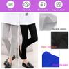 Girls' Leggings 3-Pack Cotton Basic Toddlers and Kids Leggings - Ultra-Soft Modal Cotton Leggings for Active Wear (US, Age, 10 Years, 12 Years, Black/Navy/Grey) view 3