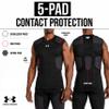 Under Armour Gameday Pro 5-Pad Top, Compression Shirt Men Football view 2