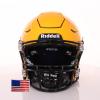 Riddell SpeedFlex Adult Helmet w/Black SF-2BD Facemask + US Flag Decal (GB Gold, Large) - Green Gridiron view 2