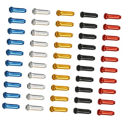 GOOHOCHY 100pcs Brake Cable End Caps Bicycle Brake Protection Accessories Resistant Easy to Replace