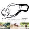 Sonew Horse Lunging Training Aid, Lunge Equipment for Horse Training, Adjustable Horse Driving Equipment for Practicing and Riding (Black) view 2