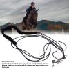 Sonew Horse Lunging Training Aid, Lunge Equipment for Horse Training, Adjustable Horse Driving Equipment for Practicing and Riding (Black) view 3
